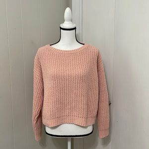 Double Zero Blush Pink Oversized Sweaters